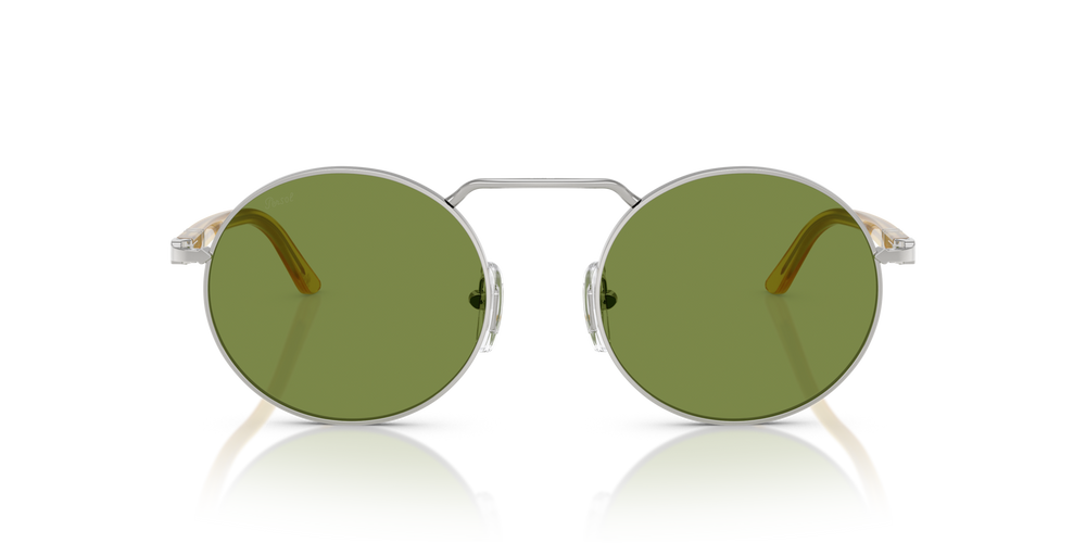 Persol PO1019S with Silver Frame and Green Lenses - Image 2