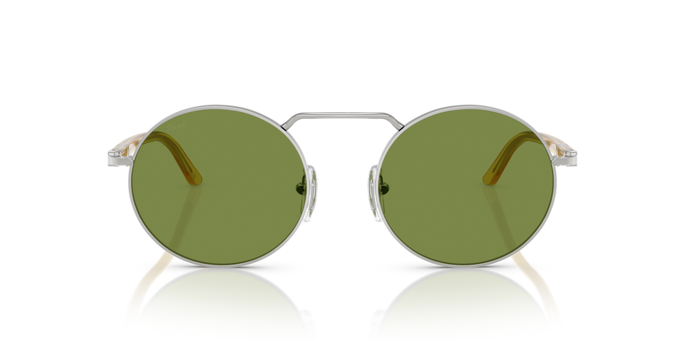 Persol PO1019S with Silver Frame and Green Lenses - Image 2