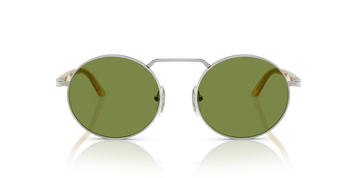 Persol PO1019S with Silver Frame and Green Lenses - Image 2
