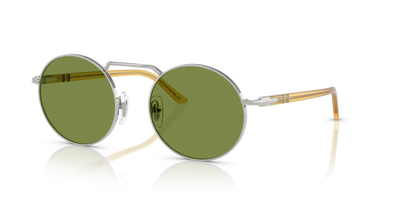 Persol PO1019S with Silver Frame and Green Lenses - Image 1