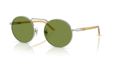 Persol PO1019S with Silver Frame and Green Lenses - Image 1