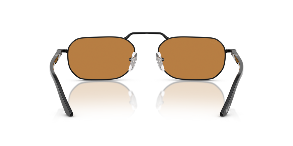 Persol PO1020S avec Monture Noir semi-brillant et Verres Jaune - Image 5