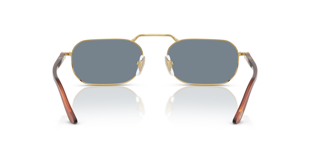 Persol PO1020S with Gold Frame and Blue Lenses - Image 5