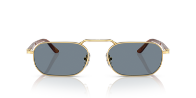 Persol PO1020S with Gold Frame and Blue Lenses - Image 2