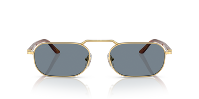 Persol PO1020S with Gold Frame and Blue Lenses - Image 2
