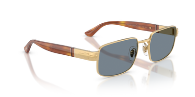 Persol PO1022S with Gold Frame and Blue Lenses - Image 3