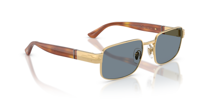 Persol PO1022S con Montatura Oro e Lenti Blu - Immagine 3