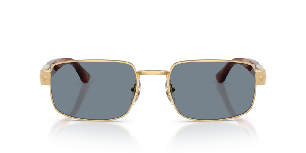 Persol PO1022S with Gold Frame and Blue Lenses - Image 2