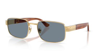 Persol PO1022S with Gold Frame and Blue Lenses - Image 1