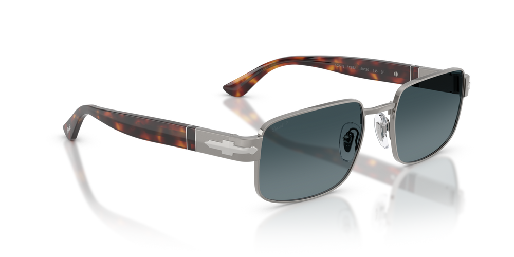 Persol PO1022S with Gunmetal Frame and Blue Lenses - Image 3