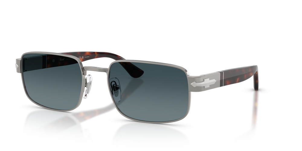 Persol PO1022S with Gunmetal Frame and Blue Lenses - Image 1