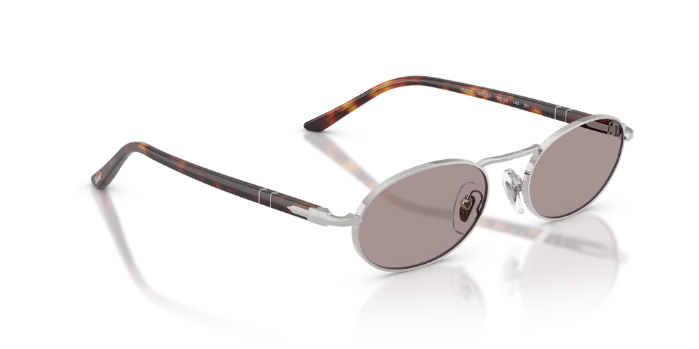 Persol PO1023S with Silver Frame and Violet Lenses - Image 3