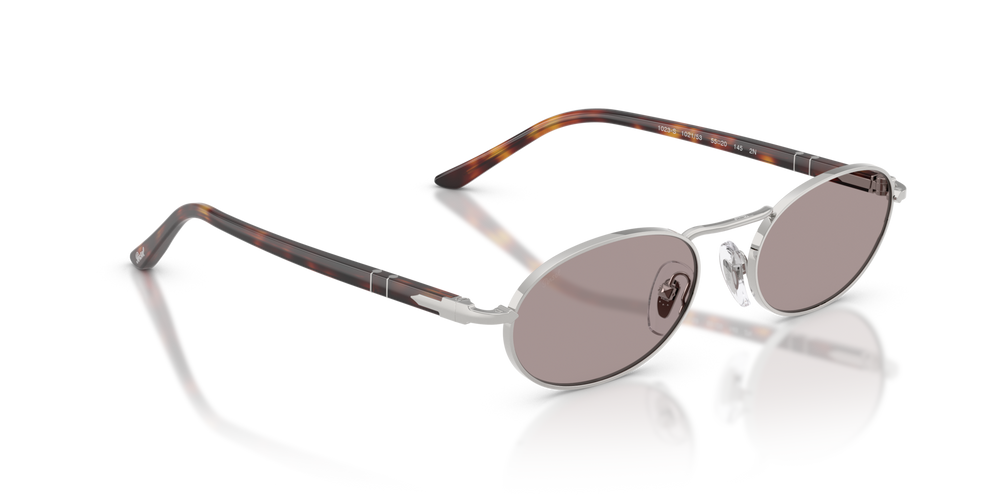 Persol PO1023S with Silver Frame and Violet Lenses - Image 3