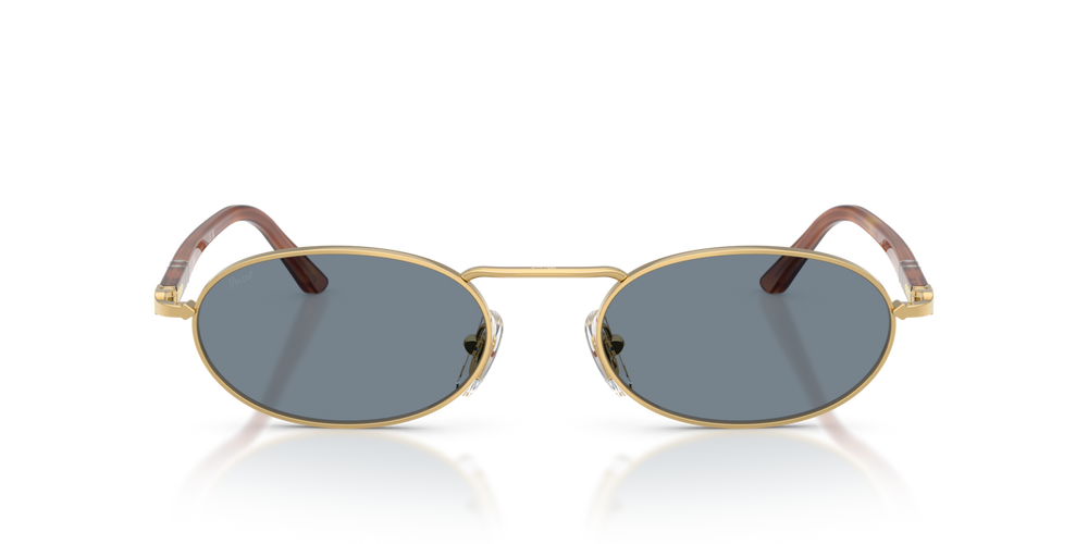 Persol PO1023S with Gold Frame and Blue Lenses - Image 2