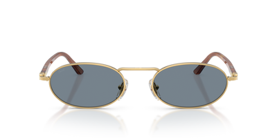 Persol PO1023S with Gold Frame and Blue Lenses - Image 2