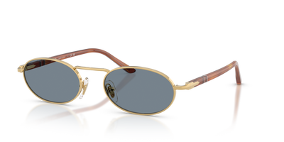 Persol PO1023S with Gold Frame and Blue Lenses - Image 1