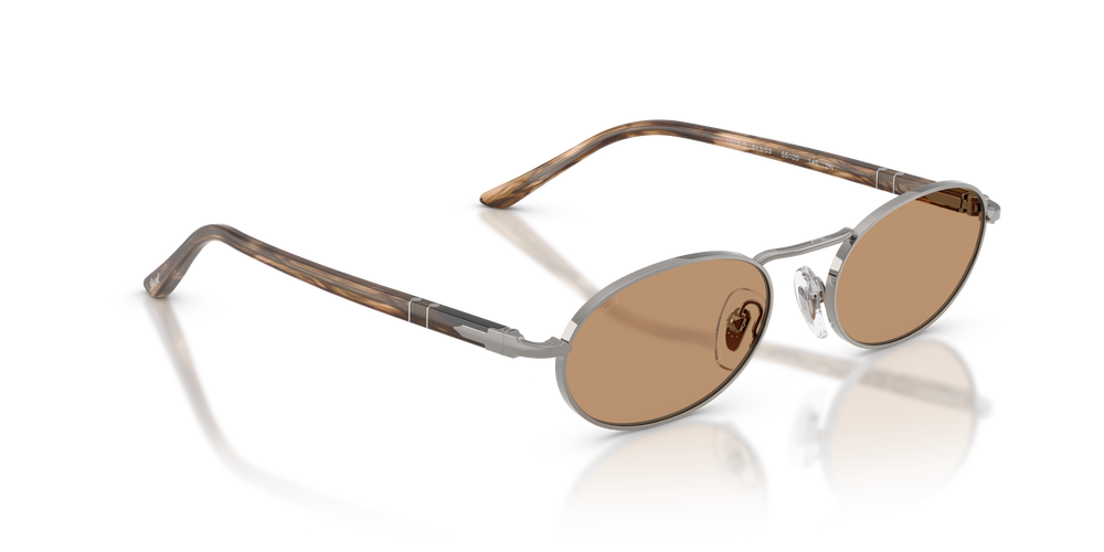 Persol PO1023S avec Monture Gunmetal et Verres Brun - Image 3