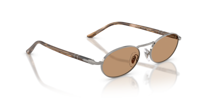 Persol PO1023S avec Monture Gunmetal et Verres Brun - Image 3