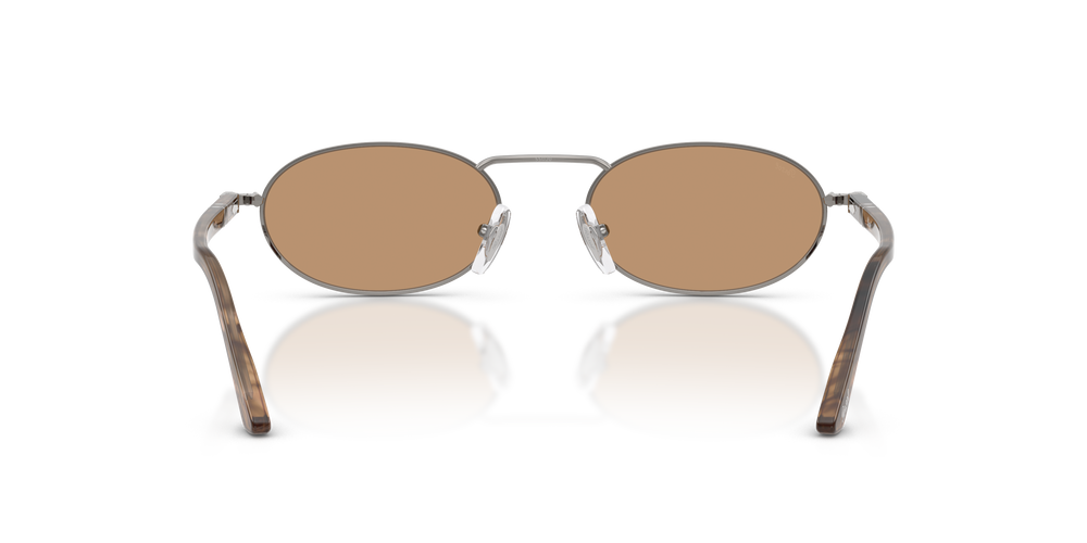 Persol PO1023S avec Monture Gunmetal et Verres Brun - Image 5