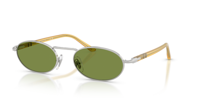 Persol PO1023S with Silver Frame and Green Lenses - Image 1