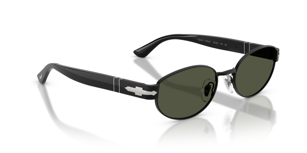 Persol PO1024S with Black Frame and Green Lenses - Image 3