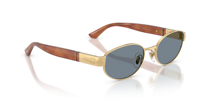 Persol PO1024S mit Gold Gestell und Blau Gläsern - Bild 3