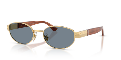 Persol PO1024S mit Gold Gestell und Blau Gläsern - Bild 1