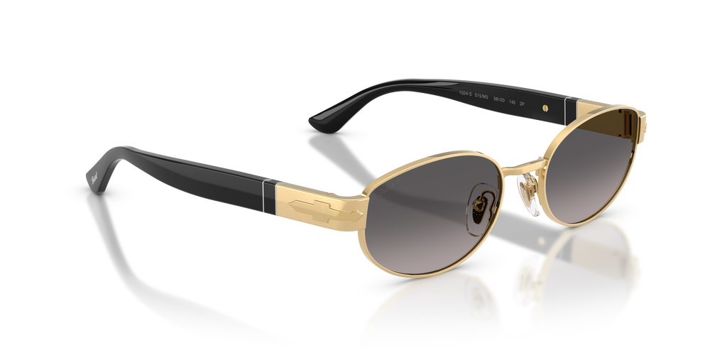 Persol PO1024S mit Gold Gestell und Grau Gläsern - Bild 3