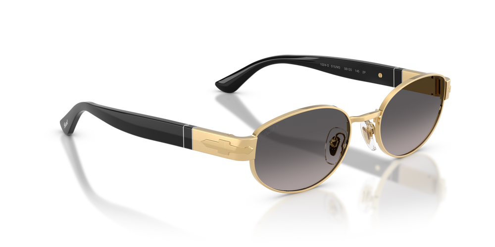 Persol PO1024S mit Gold Gestell und Grau Gläsern - Bild 3