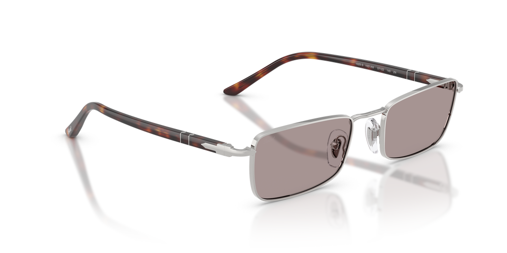 Persol PO1025S con Montatura Argento e Lenti Viola - Immagine 3