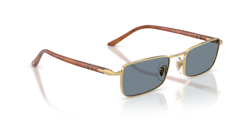 Persol PO1025S con Montatura Oro e Lenti Blu - Immagine 3