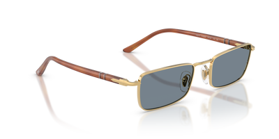 Persol PO1025S mit Gold Gestell und Blau Gläsern - Bild 3