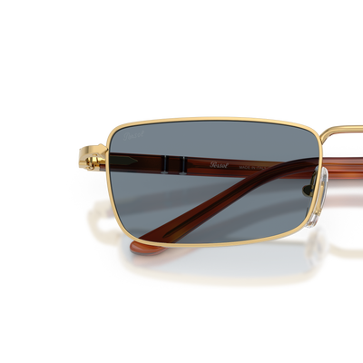 Persol PO1025S mit Gold Gestell und Blau Gläsern – Variantenbild