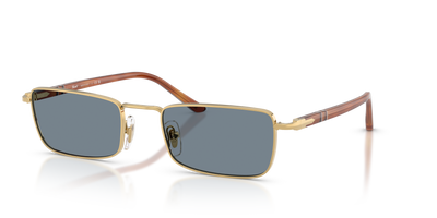 Persol PO1025S mit Gold Gestell und Blau Gläsern - Bild 1