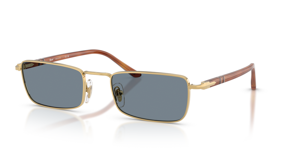 Persol PO1025S con Montatura Oro e Lenti Blu - Immagine 1