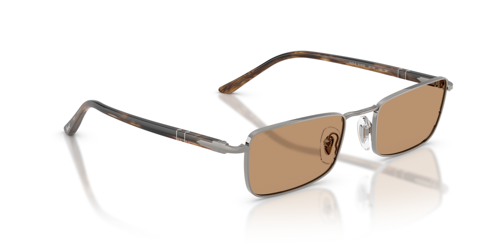 Persol PO1025S mit Gunmetal Gestell und Braun Gläsern - Bild 3
