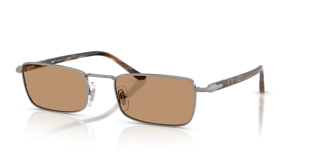 Persol PO1025S mit Gunmetal Gestell und Braun Gläsern - Bild 1