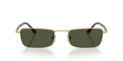 Persol PO1025S with Gold Frame and Green Lenses - Image 2
