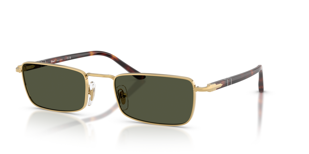 Persol PO1025S with Gold Frame and Green Lenses - Image 1