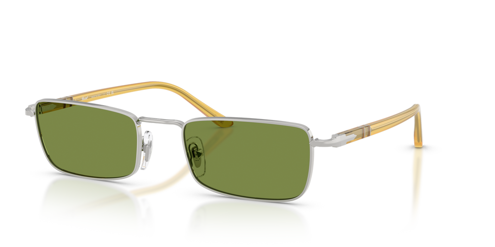 Persol PO1025S with Silver Frame and Green Lenses - Image 1