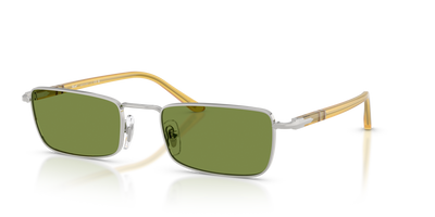 Persol PO1025S with Silver Frame and Green Lenses - Image 1