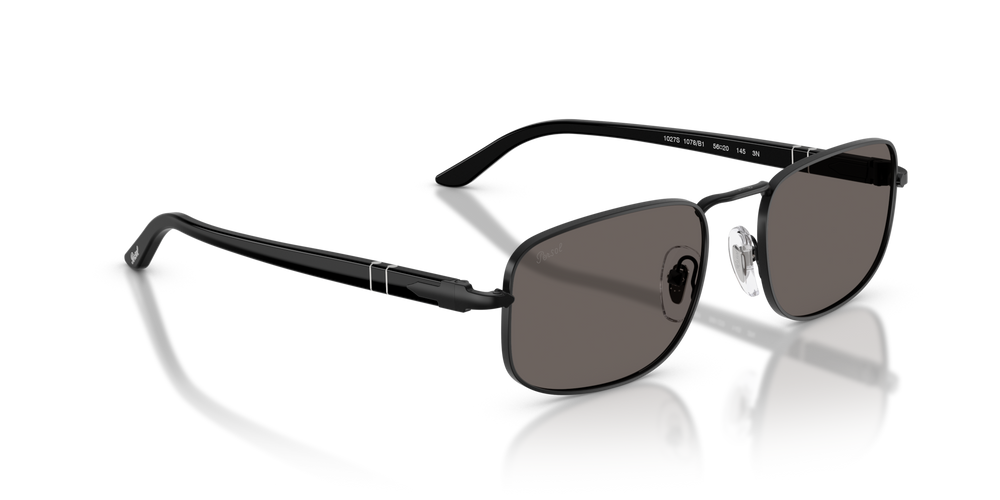 Persol PO1027S with Demigloss Black Frame and Grey Lenses - Image 3