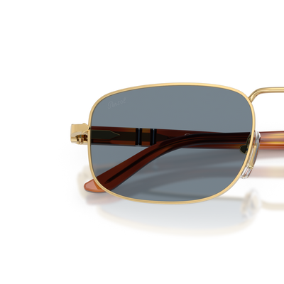 Persol PO1027S with Gold Frame and Blue Lenses – Variant Image