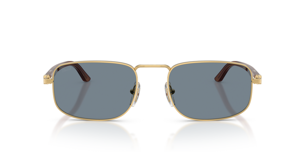 Persol PO1027S with Gold Frame and Blue Lenses - Image 2