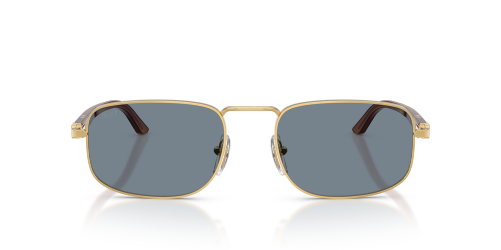 Persol PO1027S with Gold Frame and Blue Lenses - Image 2