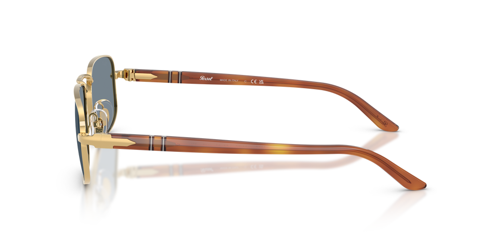 Persol PO1027S con Montatura Oro e Lenti Blu - Immagine 4