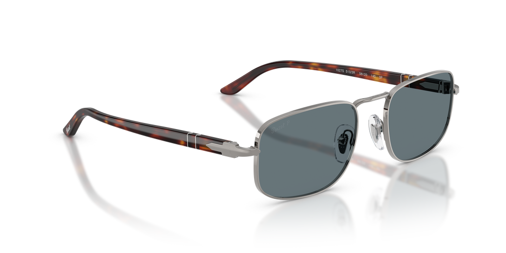 Persol PO1027S mit Gunmetal Gestell und Blau Gläsern - Bild 3