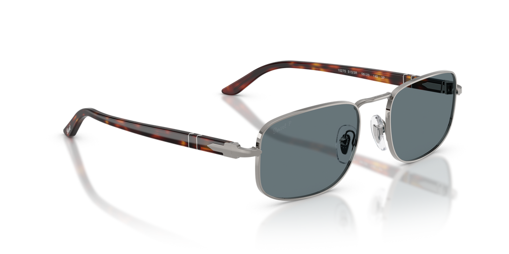 Persol PO1027S with Gunmetal Frame and Blue Lenses - Image 3