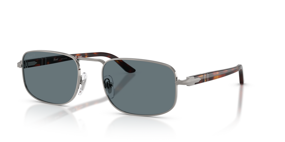 Persol PO1027S with Gunmetal Frame and Blue Lenses - Image 1