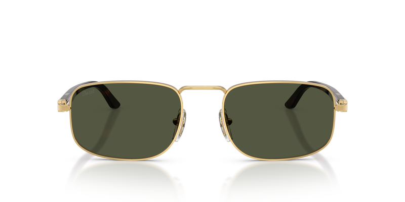 Visit PO1027S with Gold Frame and Green Lenses